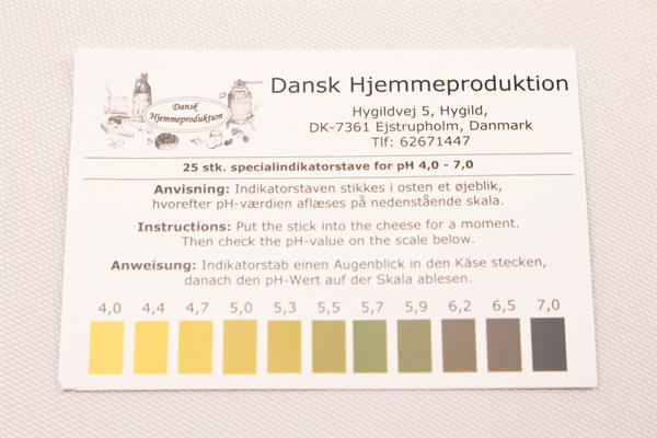 pH-indikator strips, skala 4-7