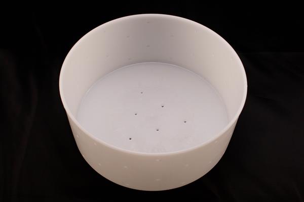 Osteform uden låg til brie og andre skimmeloste. D 21 cm. H9 cm