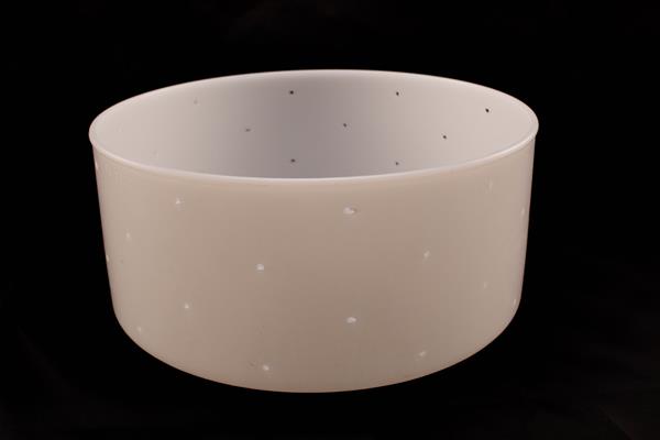 Osteform uden låg til brie og andre skimmeloste. D: 21 cm. H:9 cm