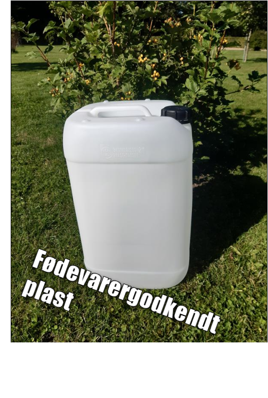 Vorratskanister 25 Liter – stapelbarer Wasserkanister aus robustem, lebensmittelechtem HDPE mit Deckel