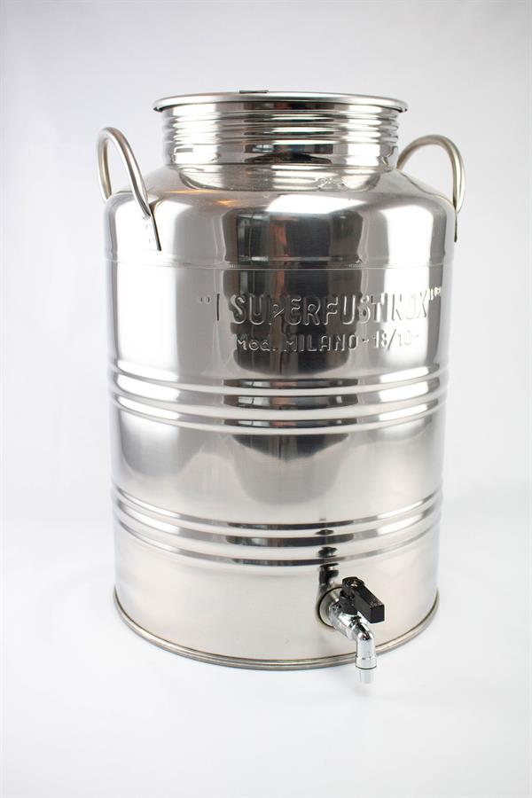 Rustfri ståltank, 25 liter