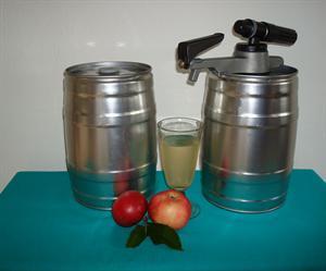 Stålfad til øl og cider / mini fustage – 5 liter