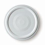 Skruelåg til glas og flasker, hvid, TO 63, indre diameter 63 mm