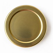 Skruelåg (høje) til glas og flasker, guldfarvede, indre diameter 58 mm