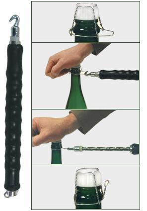 Champagnehættestrammer, trådtrækker