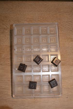 Chokoladeform med stjerne