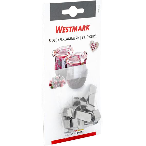 Clips til Weck-glas, 20 stk
