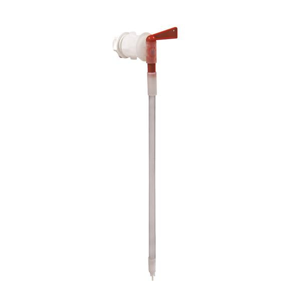 Manual bottle filler with auto-stop