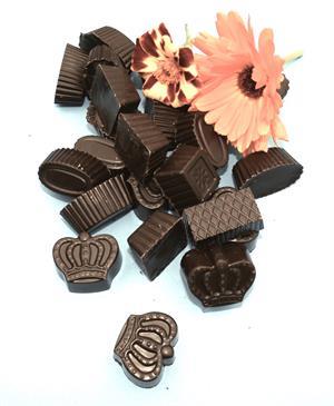 Chokoladeform med krone