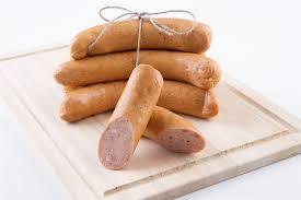Grillpølse med ost og tomat, pølseblanding, 200 gram