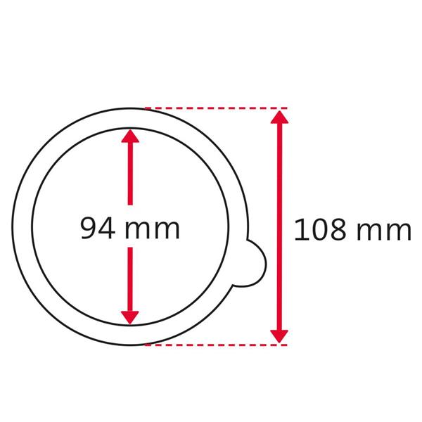 Rubber rings / seals for preserving jars, Westmark, 94 x 108 mm, 6 pcs