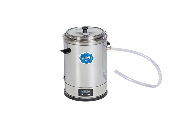 Pasteuriseringsapparat, 14 liter,  til mælk, yoghurt, most, øl og ostefremstilling (elektrisk)