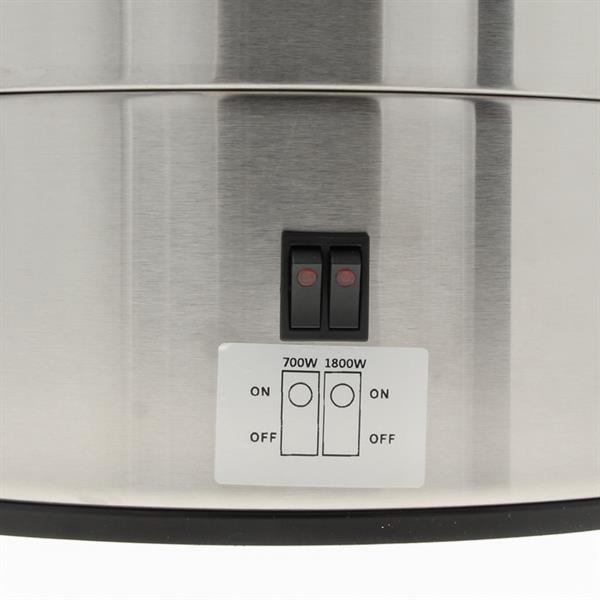 Brygkedel 30 liter – elektrisk henkogningsapparat i rustfrit stål med termostat og tappehane, Brewferm