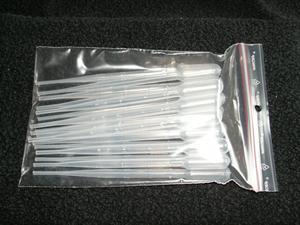 Plastpipetter til dosering 2 ml – graduering 0,25–1 ml (20 stk)