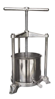 Råfrugtpresse, 5 liter. Højde 47 cm.