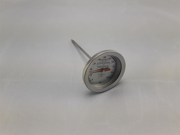 Rosenborg stegetermometer med spyd,  0-100 C
