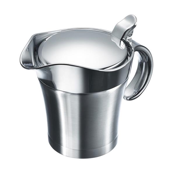 Termossåskanna / såskanna med lock, rostfritt stål, 0,5 liter, 1 st