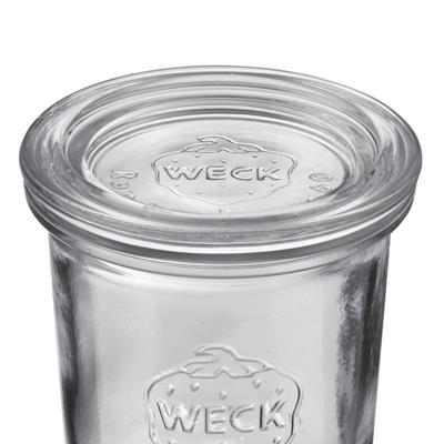 Weck glas med glaslåg, konisk, dia. 60 mm, 140 ml