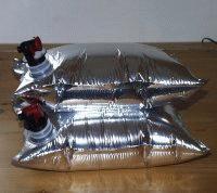 Bag-in-box-poser 3 liter – BIB-poser til vin og juice, 400 stk.