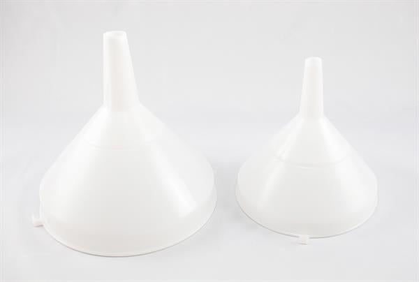 Tratt med sil, plast, diameter 21 cm