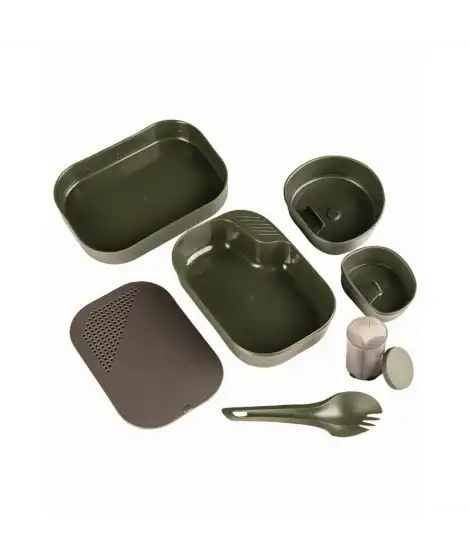 Spisesett til bålmat og turer – Wildo® Camp-A-Box Complete