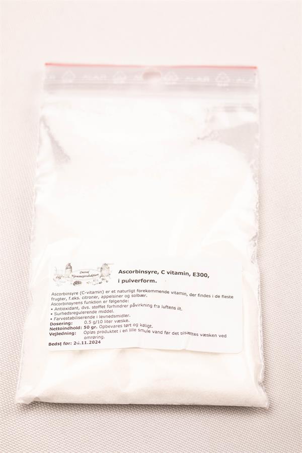 Ascorbinsyre, C vitamin, 50 gram