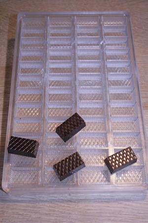 Chokoladeform med mønster