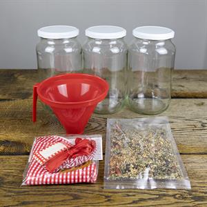 Det lille syltesæt (med plastiktragt)