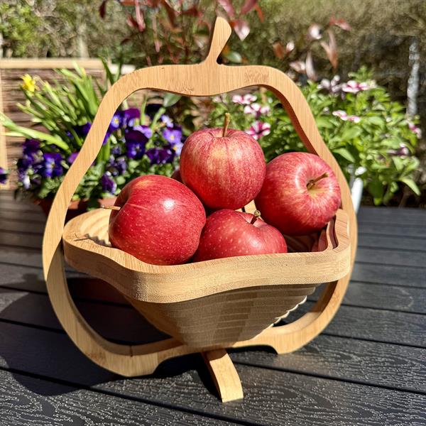 Foldekurv formet som en pære