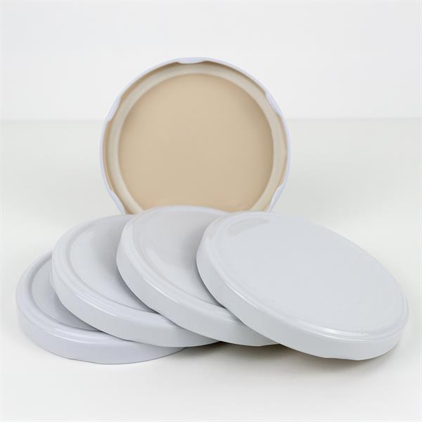 Ekstra skruelåg 100 mm – BPA-fri låg til sylteglas og opbevaringsglas (5 stk.)